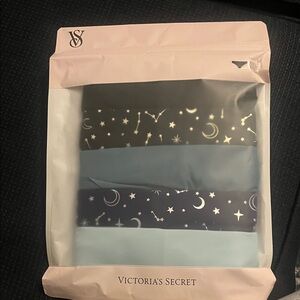 Victoria's Secret Celestial Panties Set - Black and Blue